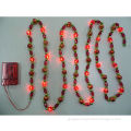 Battery Operated Novelty Bead Christmas LED Light, Made of AcrylicNew